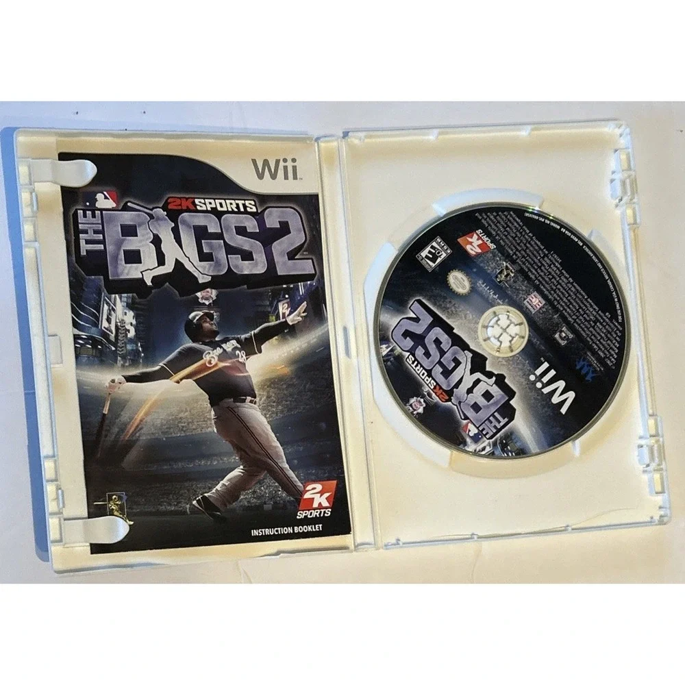 Nintendo Wii Game Lot NBA Live 09 NBa2K11 MLB 2K The Bigs‎ Lot Of 3 Videogames